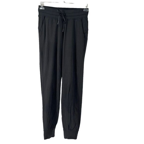 Lululemon Pants - Lululemon Jogger Pants Womens Size 6 Dark Gray Athleisure Lounge Active Wear